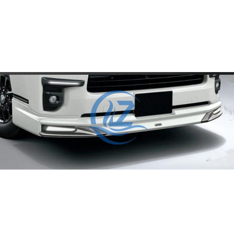2025 Latest Design for hiace bus front bumper lip abs narrow 2014+hiace car